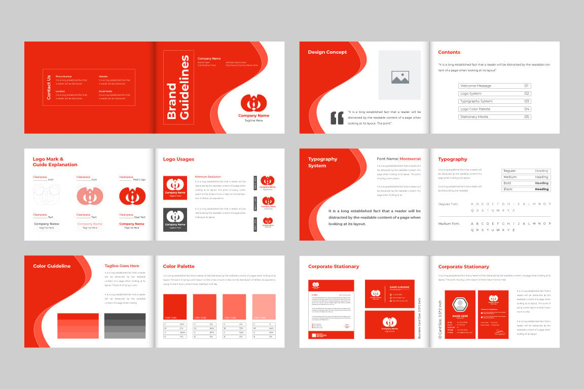 Kit Graphique #332615 Entreprise Identit Divers Modles Web - Logo template Preview