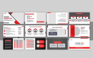 Business presentation design template
