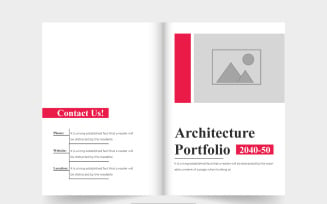 Creative architect profile cover design