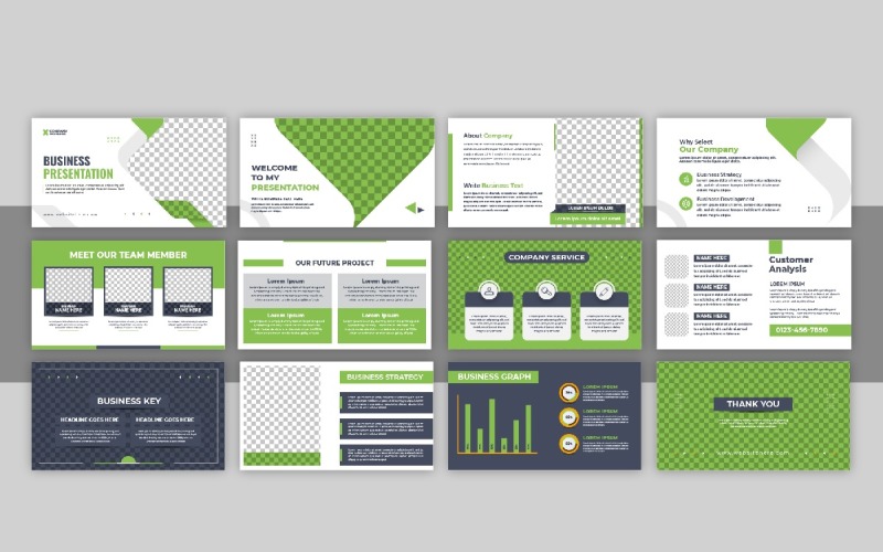 Modern Business presentation template design Corporate Identity