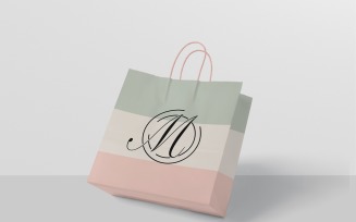 Paper Shopping Bag Mockup 1