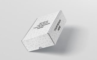 Rectangular Packaging Box Mockup 4