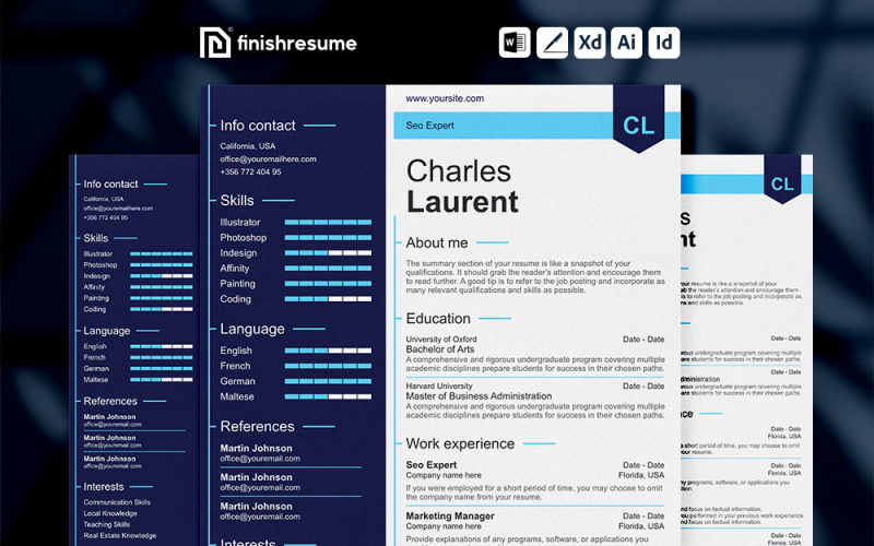 Seo Expert resume template | Finish Resume Resume Template