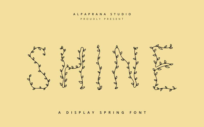 Shine - Decorative Display Font