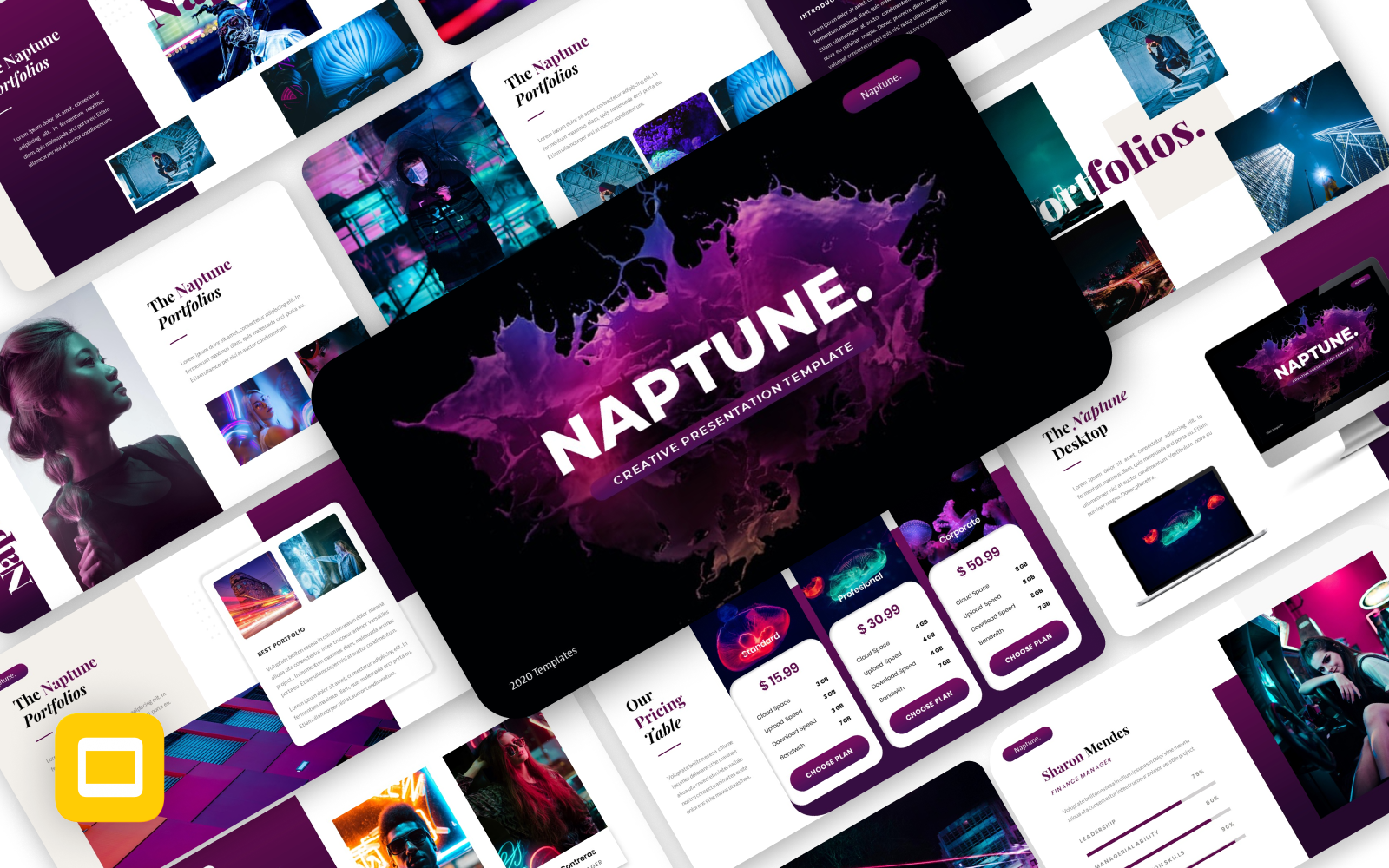 Naptune – Creative Business Google Slides Template