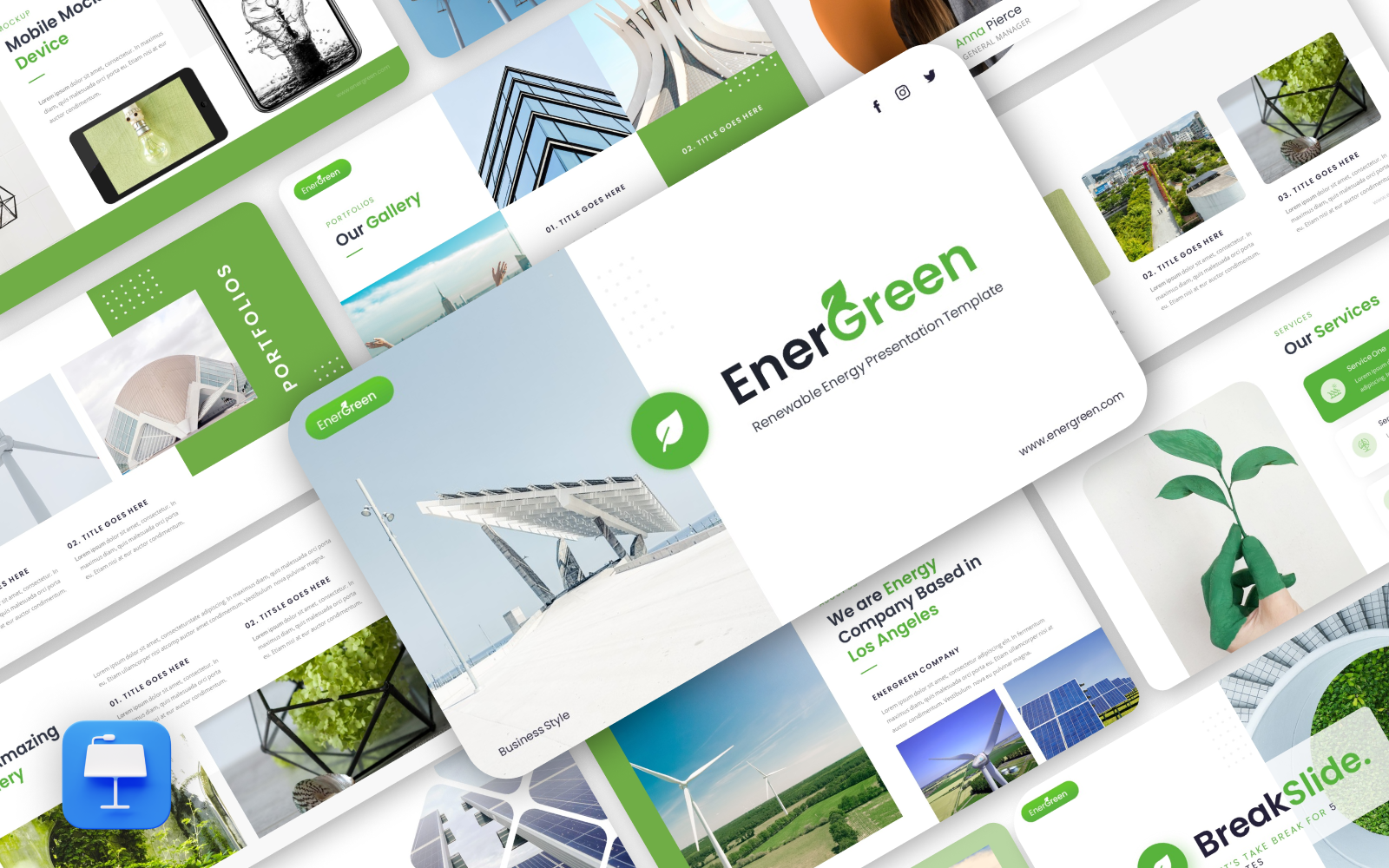 Energreen – Renewable Energy Keynote Template