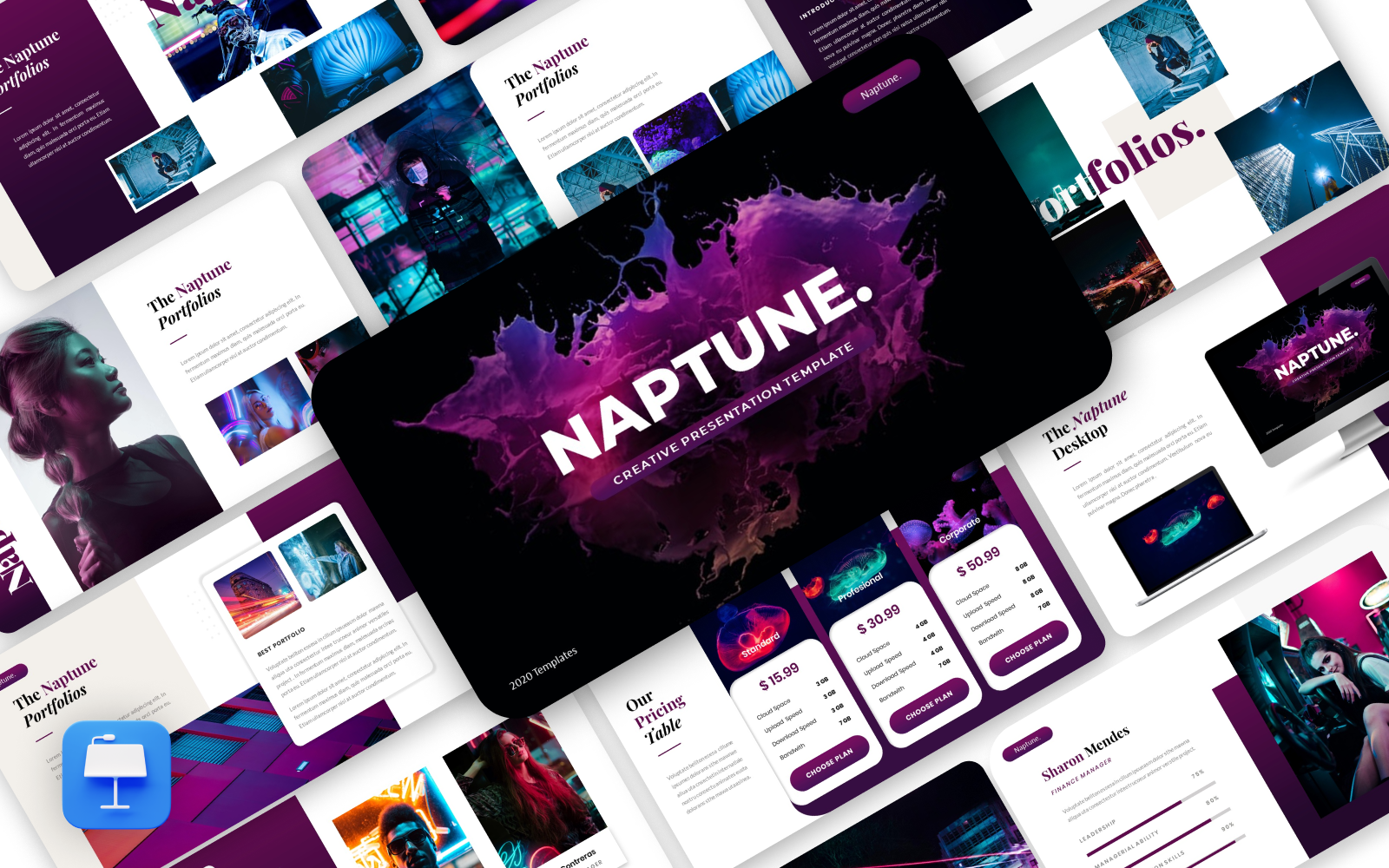 Naptune – Creative Business Keynote Template