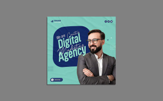 Digital Marketing Agency Social Media Post Template 03