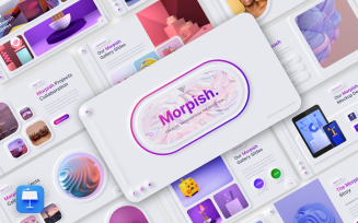 Morpish – Neumorphism Creative Business Keynote Template