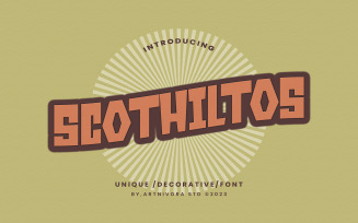 Scothiltos - Decorative Fonts