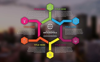Business Infographics Design With 6 Concepts - INFOGRAPHIC ELEMENT
