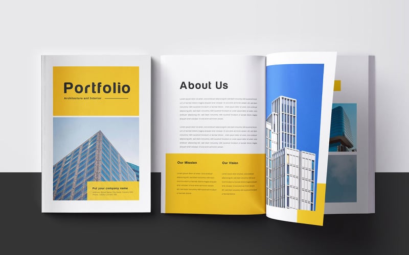 Architecture and Interior Portfolio Design Magazine Template