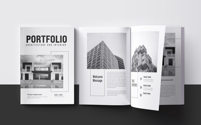 Architecture and Interior Portfolio Magazine Template