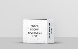 Mailing Carton Box Mockup 6