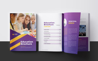 Modern Education Brochure Template Design
