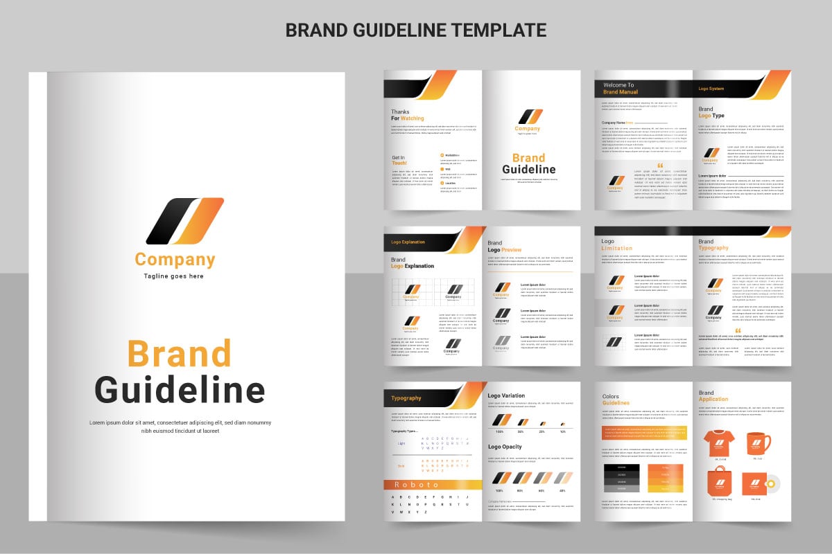 Template #333025 Guide Brand Webdesign Template - Logo template Preview