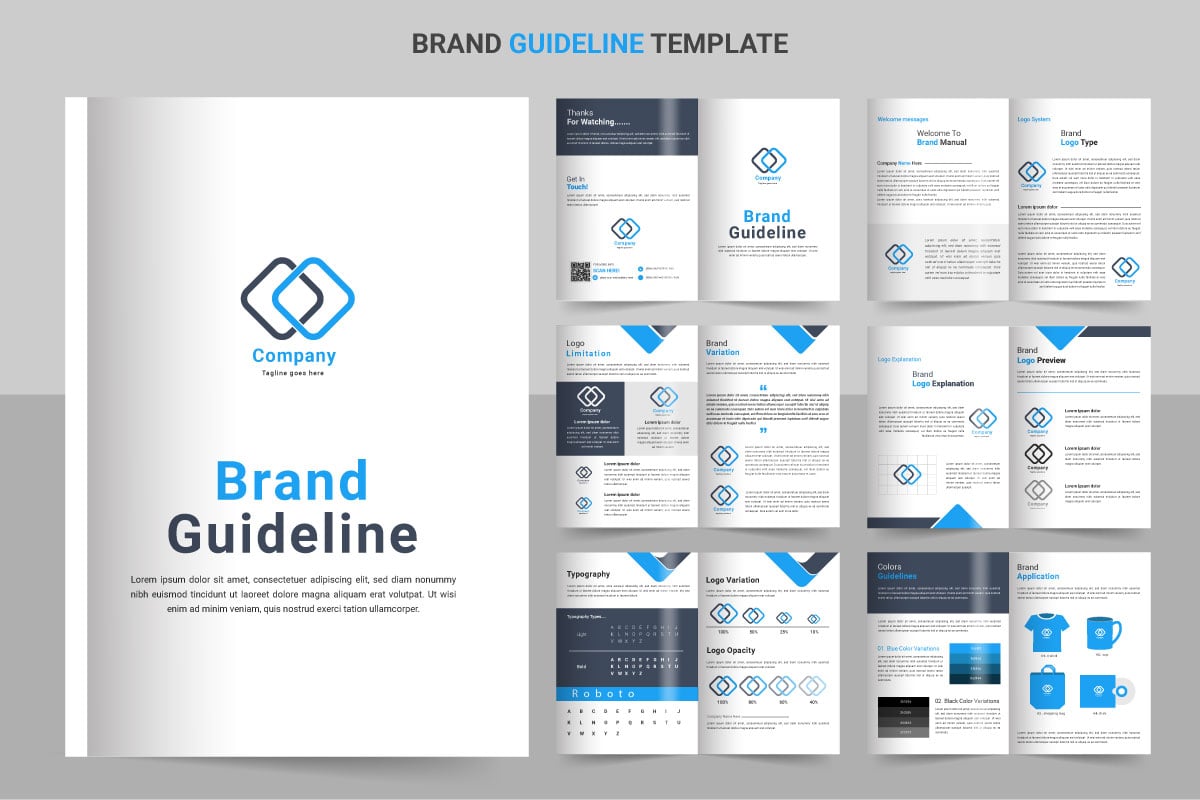 Template #333026 Guide Brand Webdesign Template - Logo template Preview
