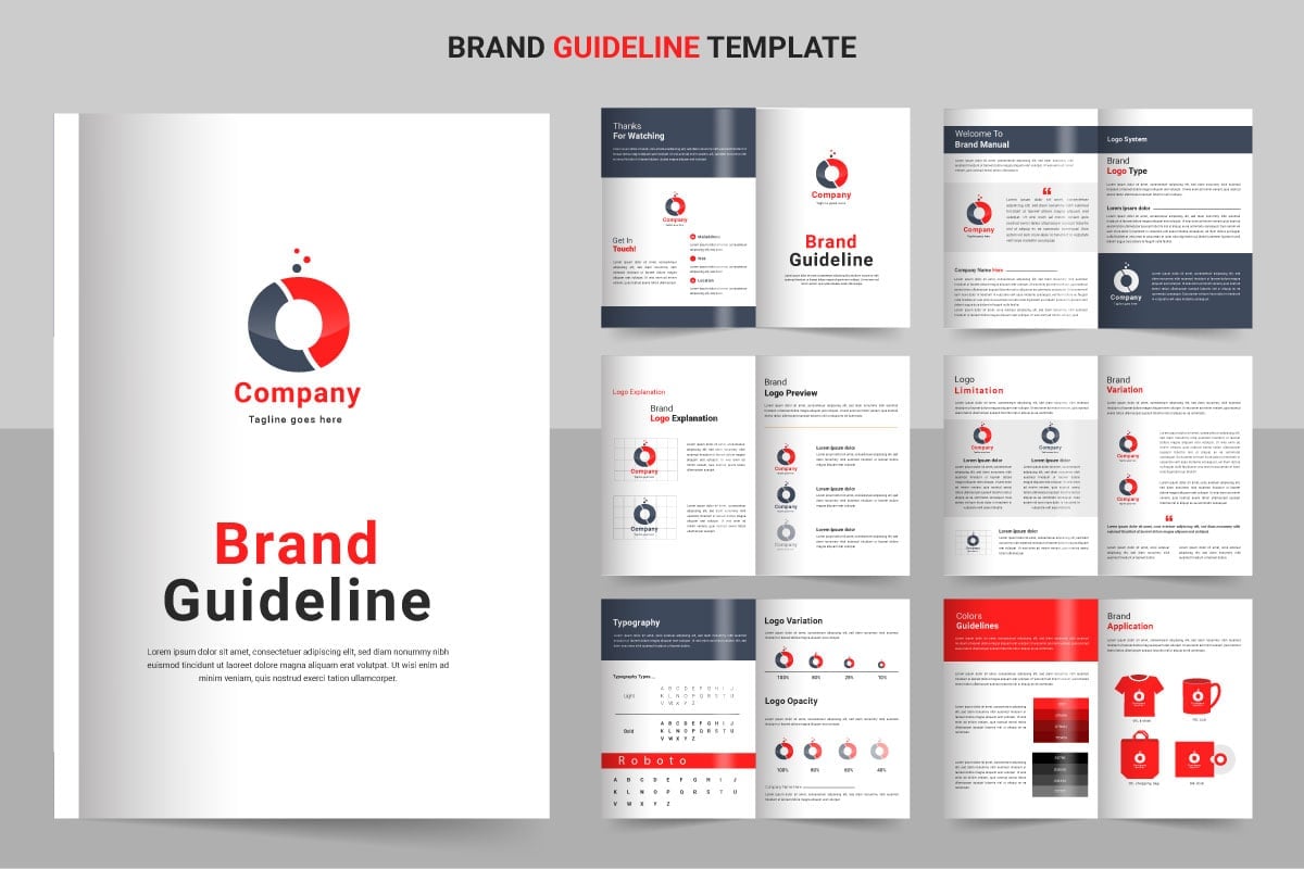 Template #333028 Guide Brand Webdesign Template - Logo template Preview