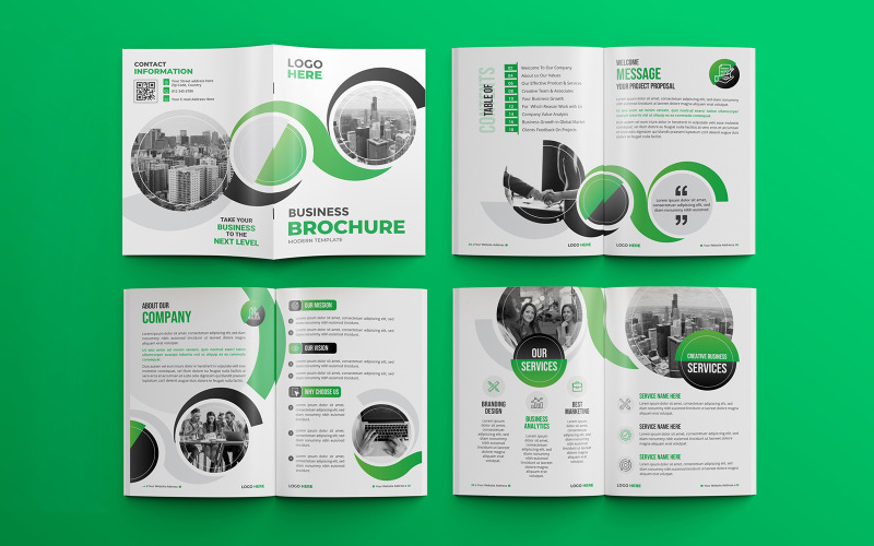 Business proposal 16 pages multipurpose brochure template Corporate Identity
