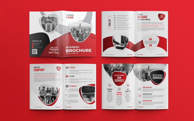 Modern business proposal 16 pages multipurpose brochure template 02 Corporate Identity