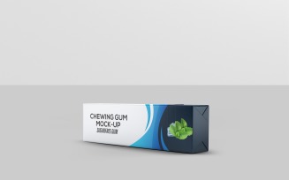 Realistic Chewing Gum Mockup 2