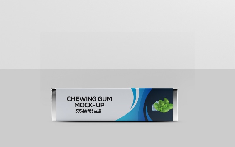 Realistic Chewing Gum Mockup 5 Product Mockup