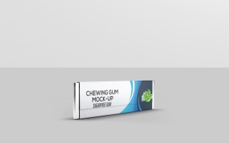 Realistic Chewing Gum Mockup 6