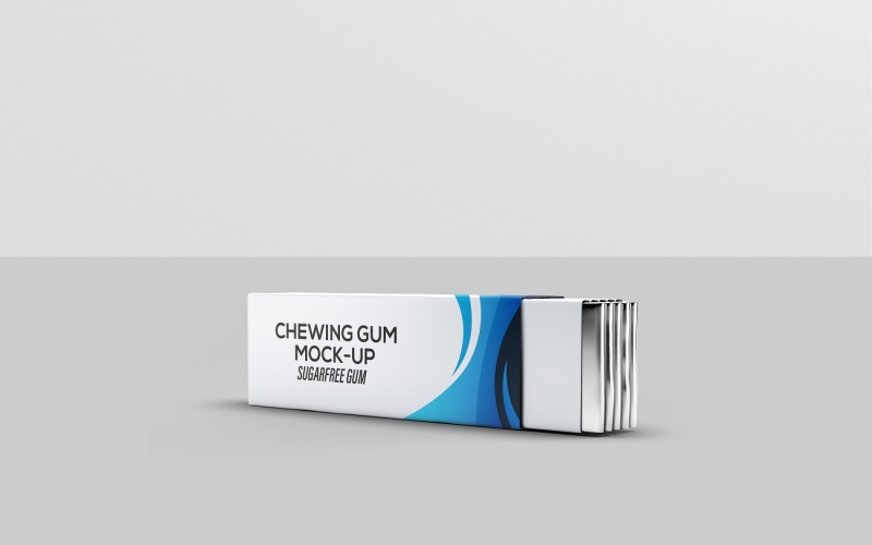 Realistic Chewing Gum Mockup 9 Product Mockup