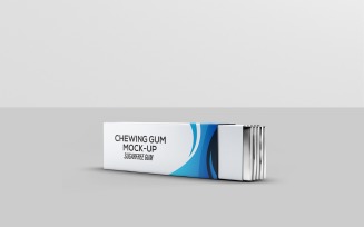 Realistic Chewing Gum Mockup 9