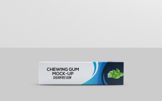 Realistic Chewing Gum Mockup