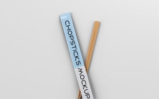 Realistic Chopsticks Mockup 2