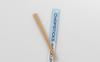 Realistic Chopsticks Mockup 3