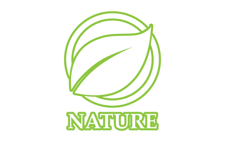 Eco leaf green nature element go green logo v21 Logo Template