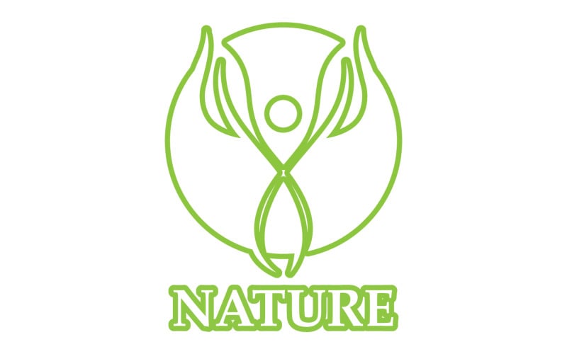 Eco leaf green nature element go green logo v35 Logo Template