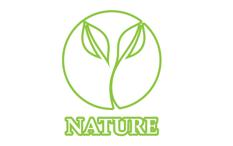 Eco leaf green nature element go green logo v49 Logo Template