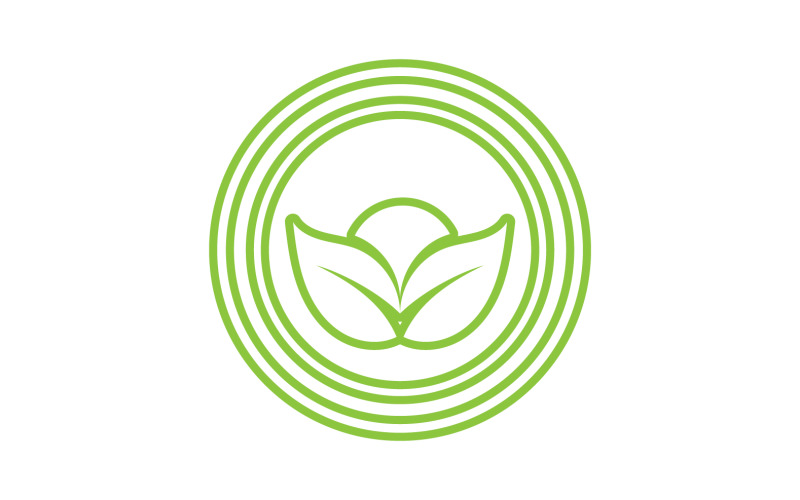 Eco leaf green nature element go green logo v57 Logo Template