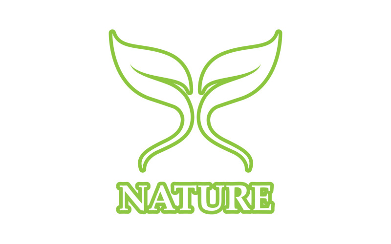 Eco leaf green nature element go green logo v8 Logo Template