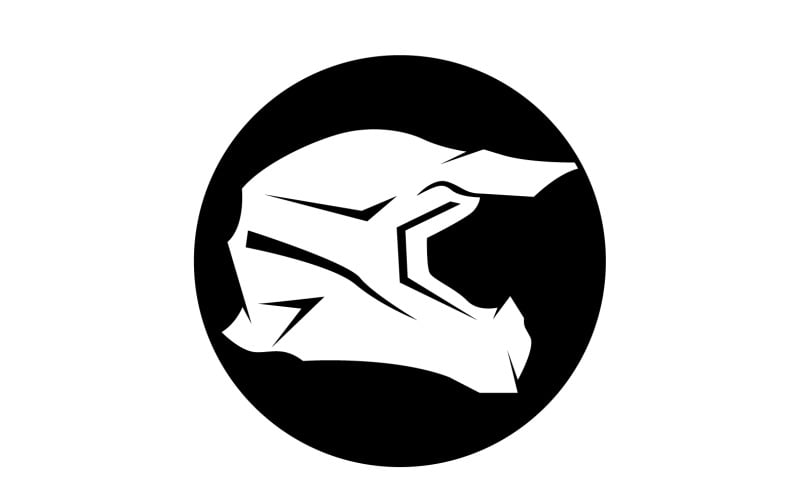 Helm spot logo full face design v18 Logo Template