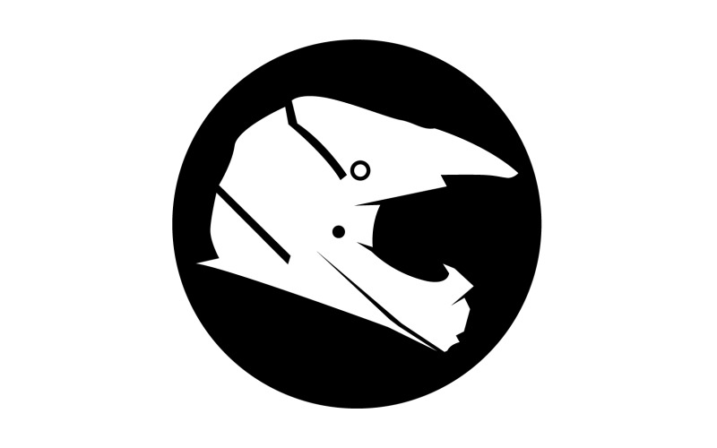 Helm spot logo full face design v1 Logo Template