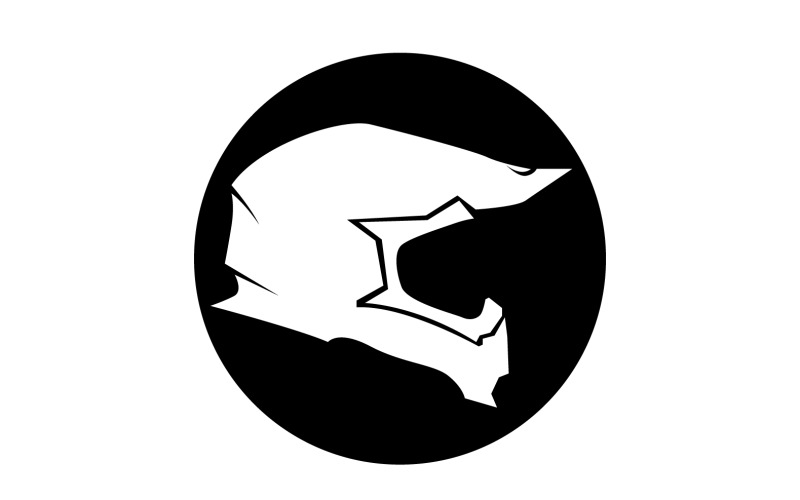 Helm spot logo full face design v4 Logo Template