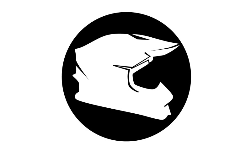 Helm spot logo full face design v6 Logo Template