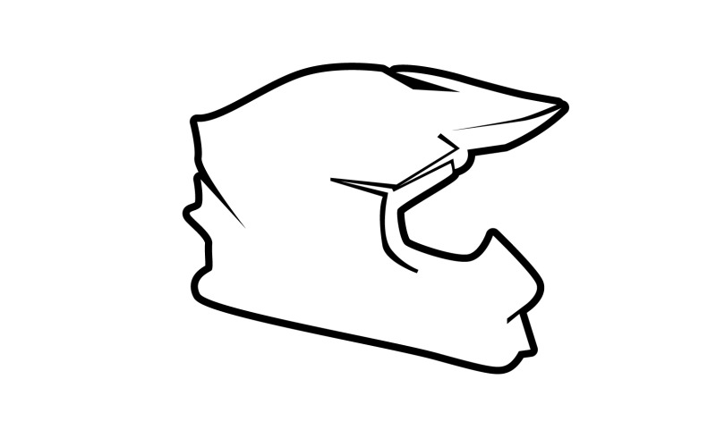 Helm spot logo full face design v7 Logo Template