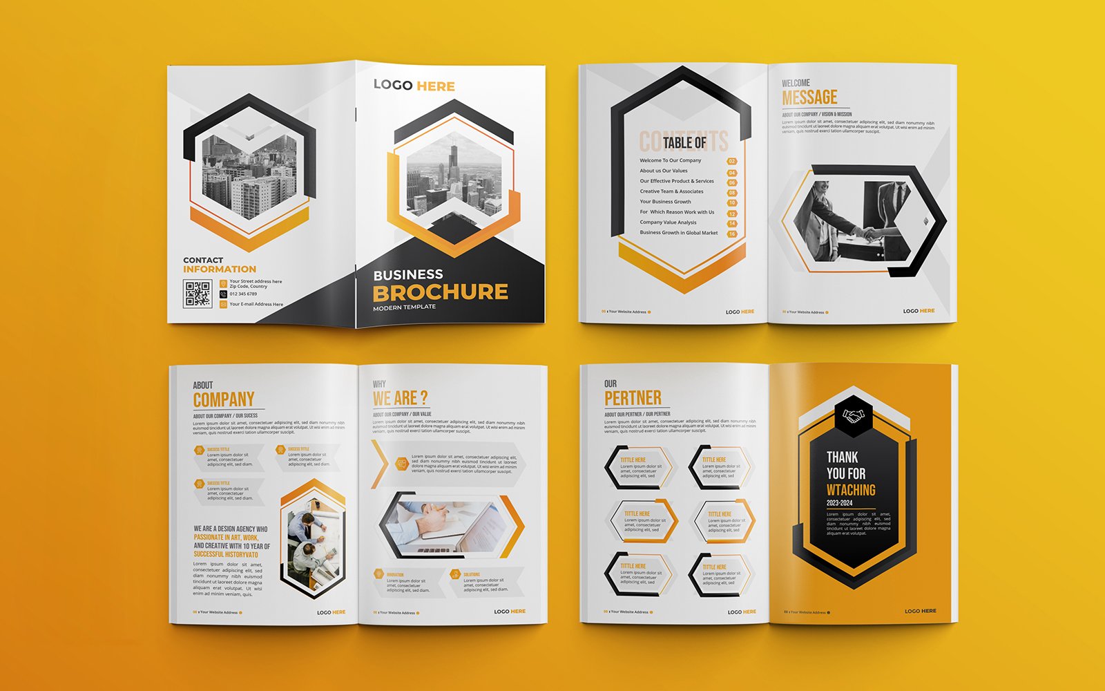 Kit Graphique #333236 Company Profile Divers Modles Web - Logo template Preview