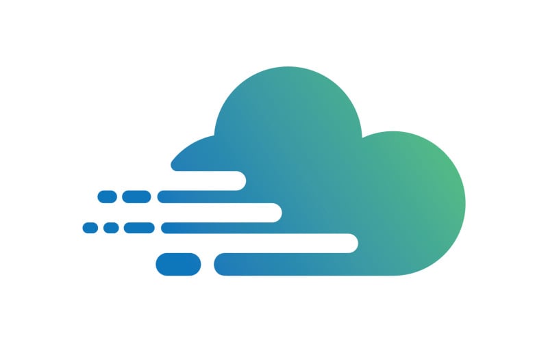 Cloud logo icon server save data template design v10 Logo Template