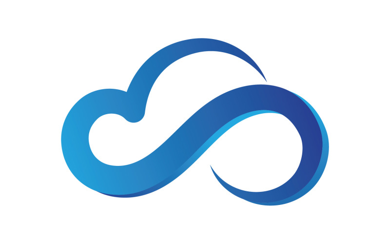 Cloud logo icon server save data template design v1 Logo Template