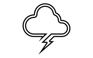 Cloud logo icon server save data template design v20
