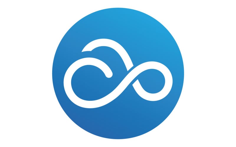 Cloud logo icon server save data template design v21 Logo Template