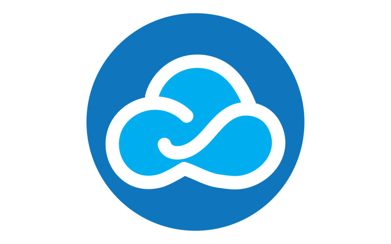 Cloud logo icon server save data template design v31 Logo Template