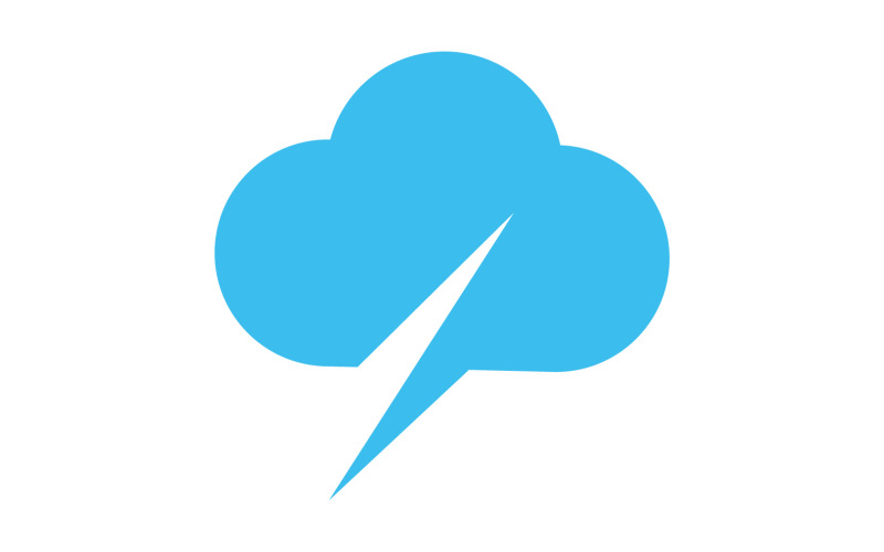 Cloud logo icon server save data template design v9 Logo Template