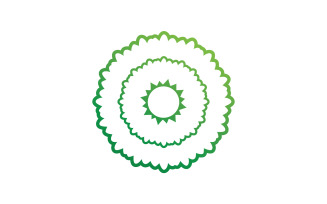 Flower beauty logo icon design template v5